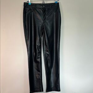 Joie Black Faux Leather Pants